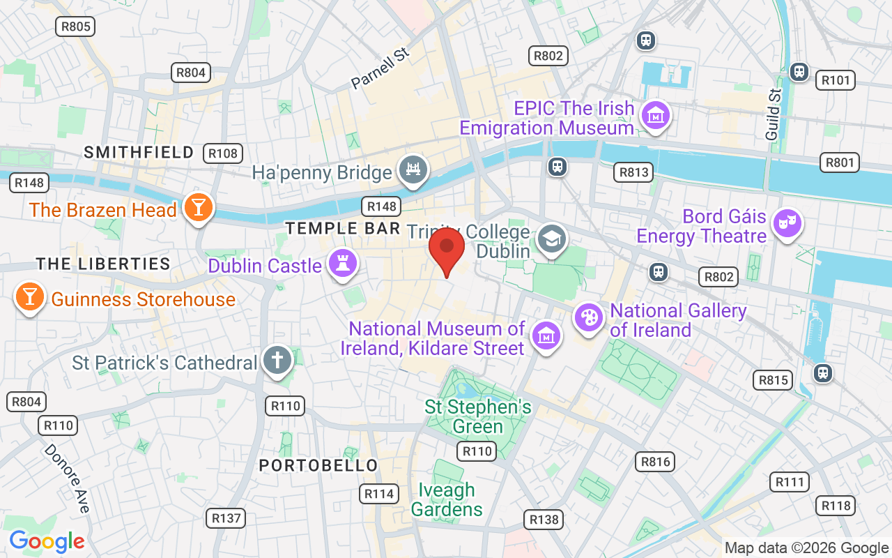 Map showing the location of Mind and Body Works - Counselling & Psychotherapy Dublin in Dublin